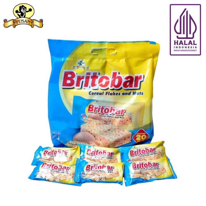 

PUSAN BRITOBAR SNACK SEREAL FLAKES PUSAN 220gr ISI 20pcs