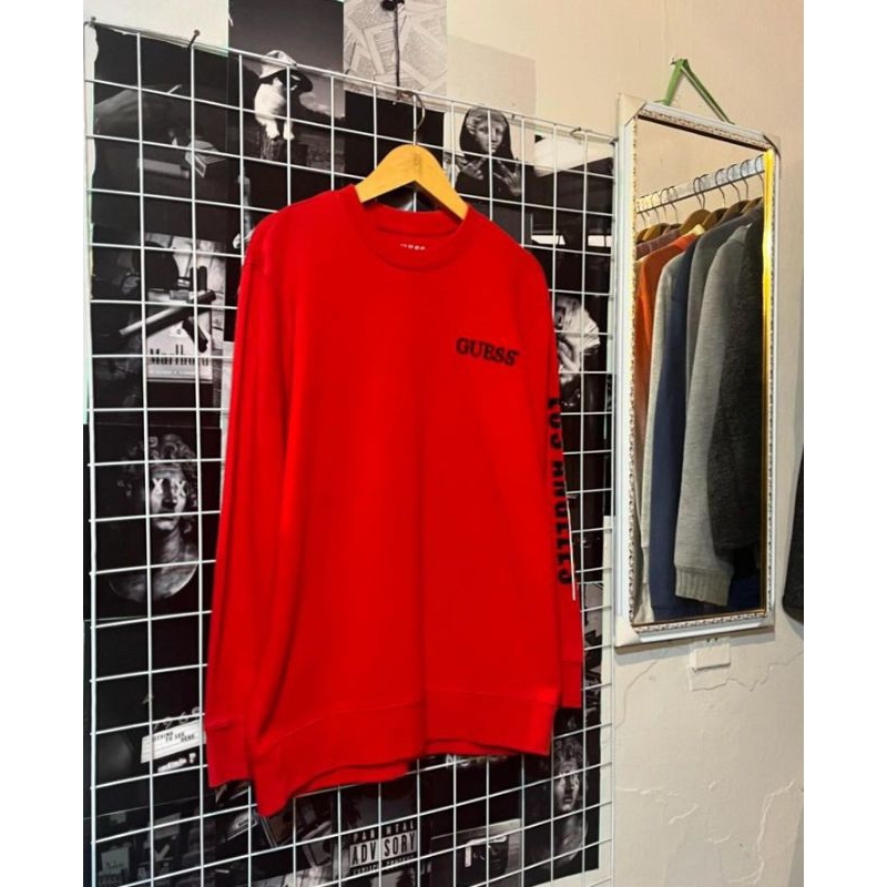 Crewneck Original Brand Guess Second Sweater Sweatshirt