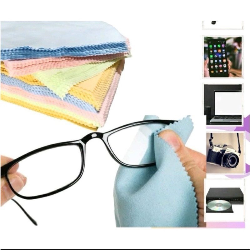(PH) KAIN MICRO FIBER SERBAGUNA KAIN PEMBERSI LAYAR HP, Kacamata