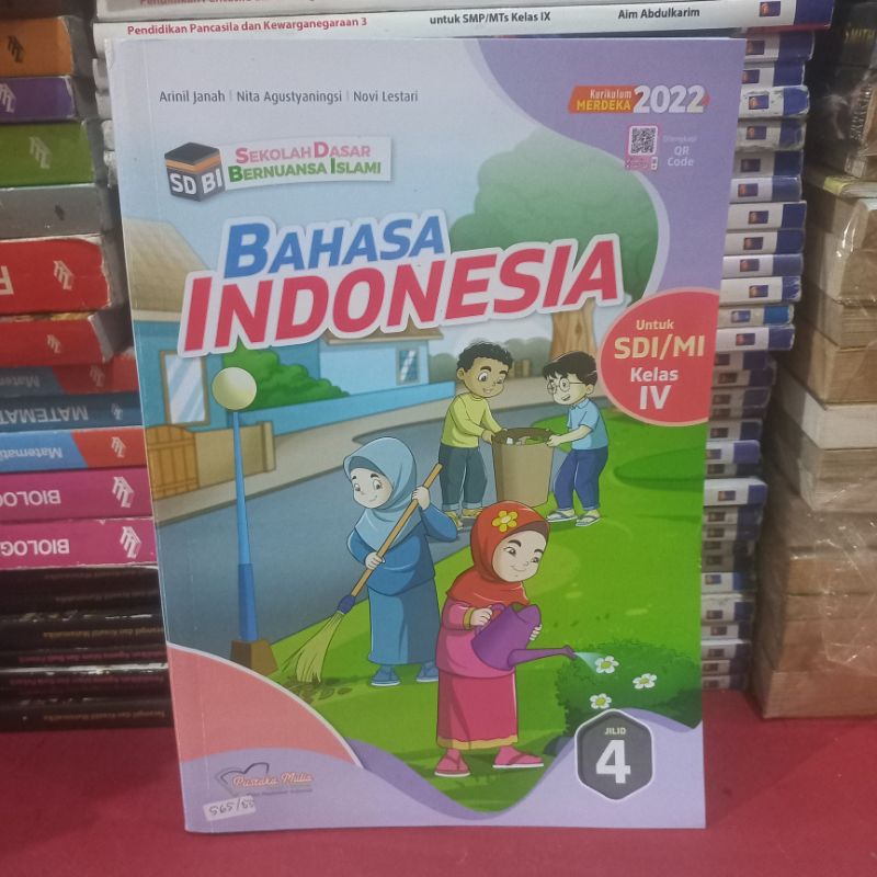 Bekas mulus BAHASA INDONESIA SD BI KELAS 4 KURIKULUM MERDEKA 2022 PUSTAKA MULIA