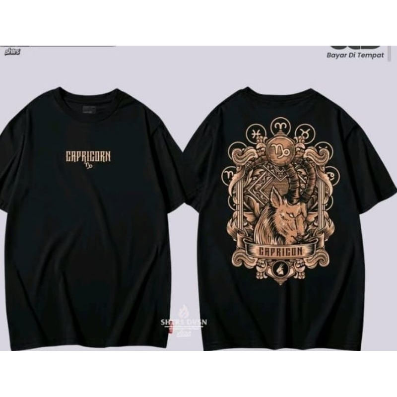 KAOS ZODIAK BINTANG CAPRICORN