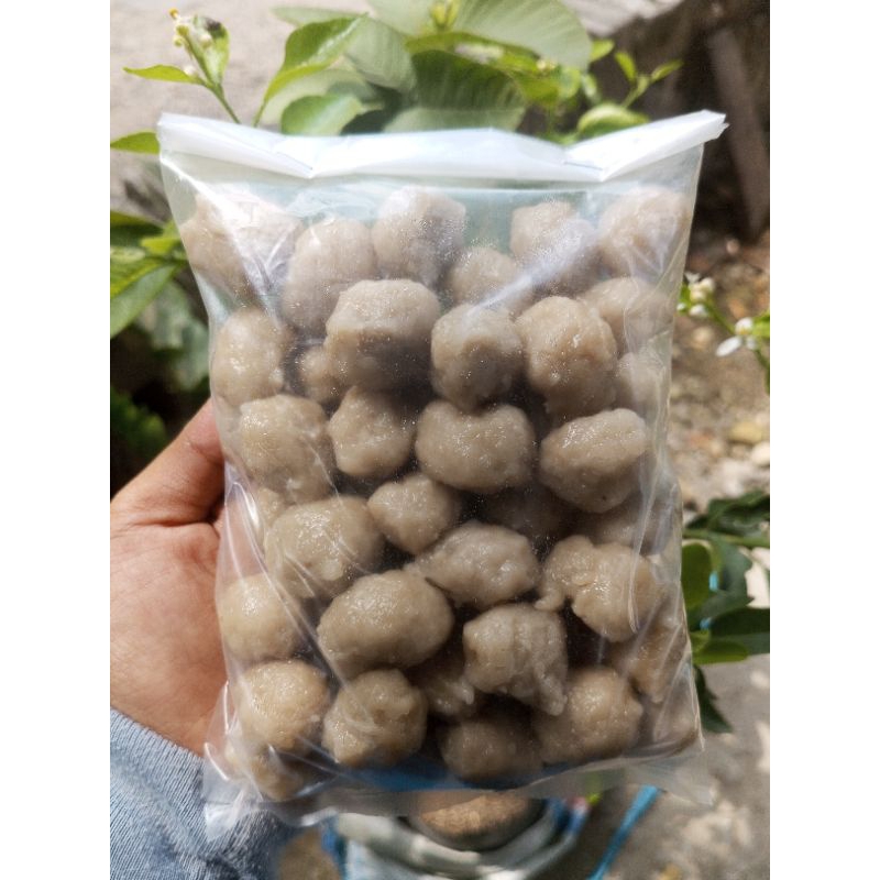 

Pentol bakso daging sapi 20rb isi 50 biji