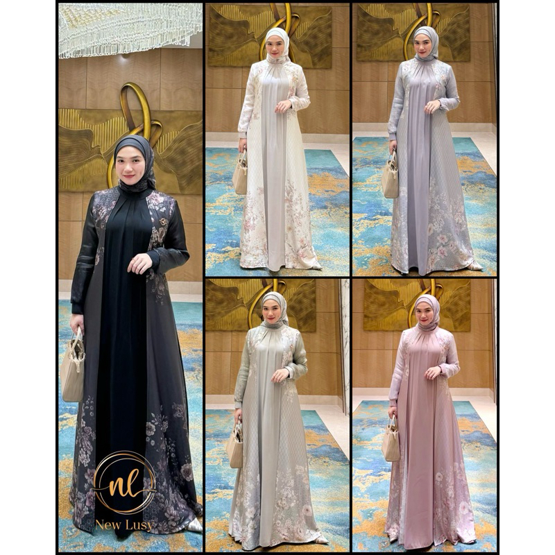 New Lusy Valea dress / Valea dress new lusy gamis set hijab