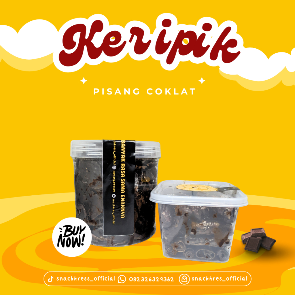 

Keripik Pisang Coklat Lumer