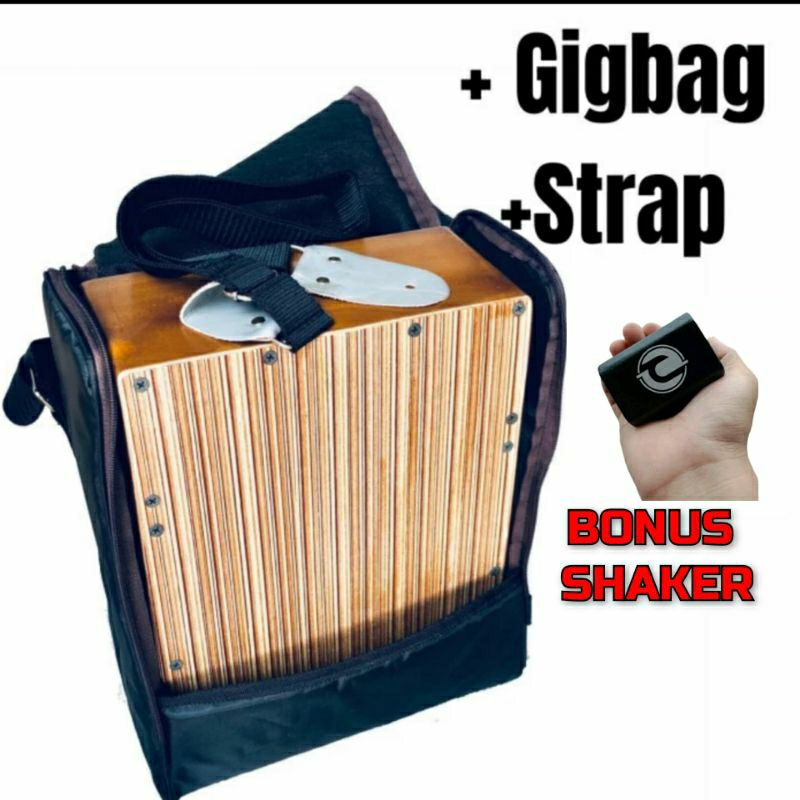 Cajon trapesium a half solid premium model travel cajon