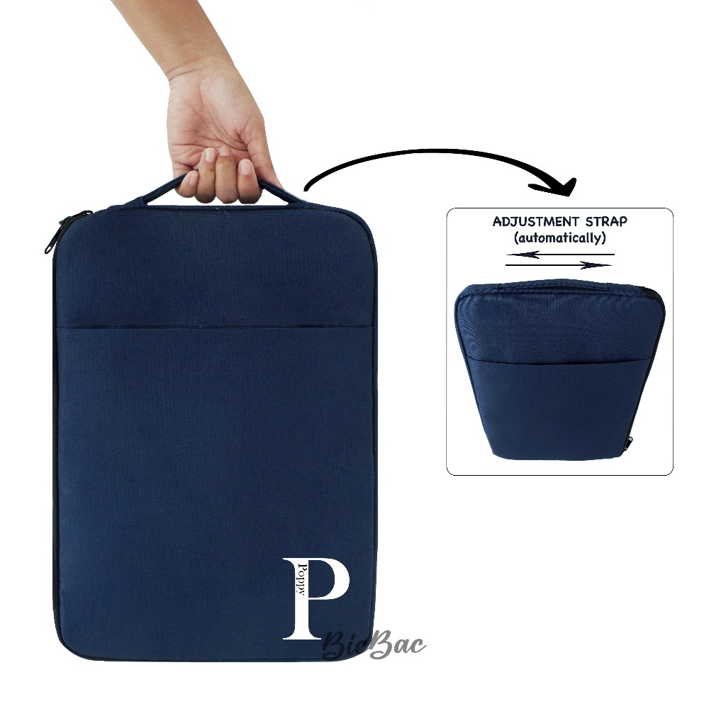 RB BICBAC TAS LAPTOP Custom Initial Name Jinjing Anti Air Waterproof Laptop Bag/Sleeve Laptop/Tablet
