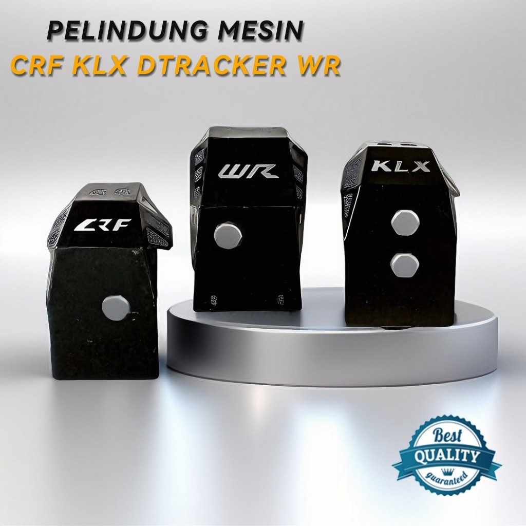 Cover mesin KLX 150 S L G BF D'TRACKERS NEW CRF YAMAHA WR Engine Guard Pelindung Mesin Bahan Besi