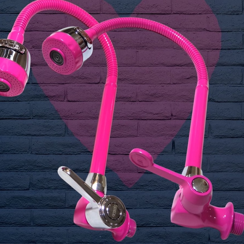 KF7 kran Cuci Piring Warna Pink Variasi Handel Drad 12