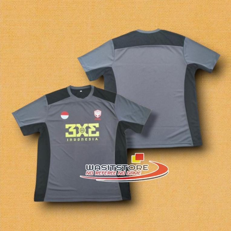 BAJU WASIT BASKET PERBASI 3on3 - 3X3 ( Logo: Bendera Indo, New Perbasi, 3x3 Indonesia )