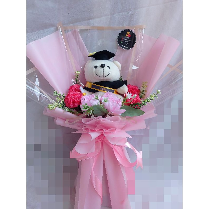 Bucket Wisuda Boneka |Bucket Boneka|Bucket bunga|bucket bekasi