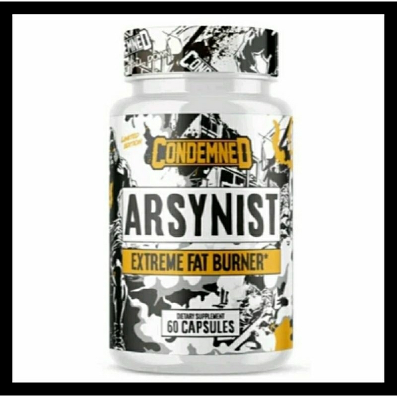 Arsynist Condemned Labz Arsynist 60 Capsul Fat Burner Pembakar Lemak FatBurn FatBurner
