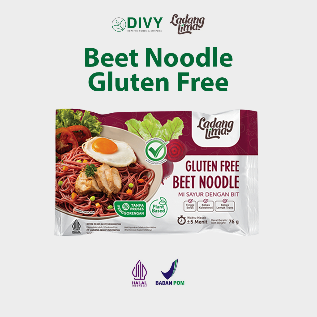 

Gluten Free Beet Noodle | Ladang lima | Mi sayur Bit Bebas Gluten| PlantBased