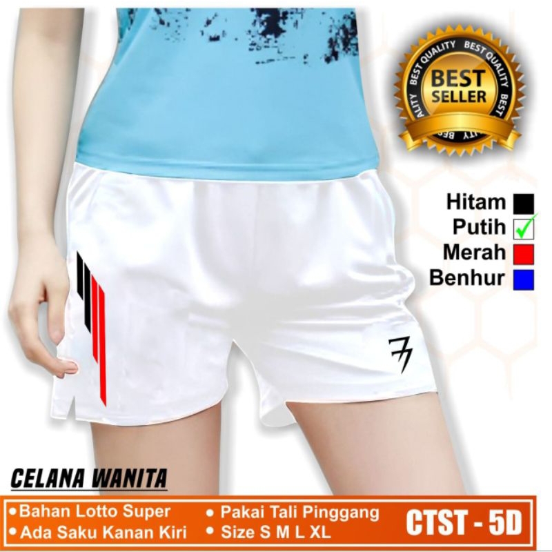 Celana pendek wanita celana olahraga joging lari