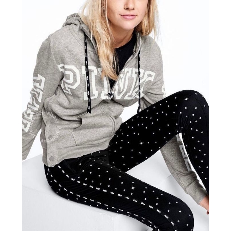 Victoria Secret PINK Snap Hoodie Size XS 11141142