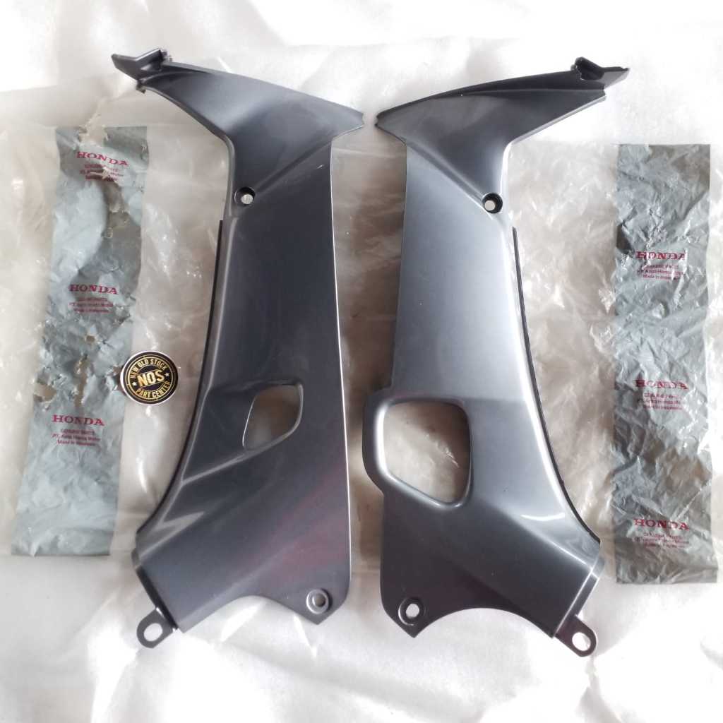 COVER SAYAP DALAM LEGSIL LEGSHIELD LEG SHIELD LEGSIL SET KANAN KIRI WARNA ABU ABU GREY SUPRA FIT X 1