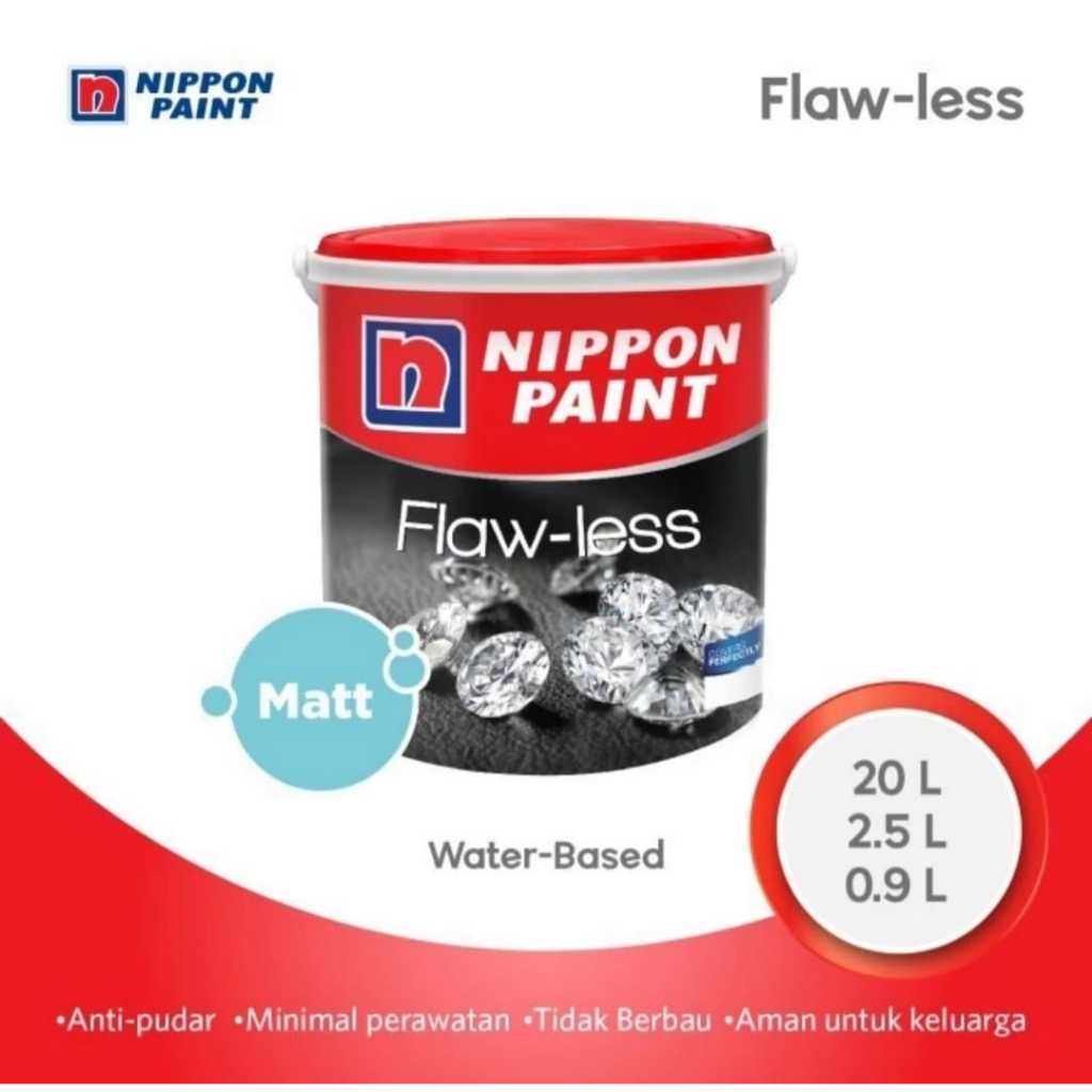 NIPPON FLAW-LESS 2,5L/CAT INTERIOR NIPPON PAINT/ CAT ADUKAN NIPPON PAINT