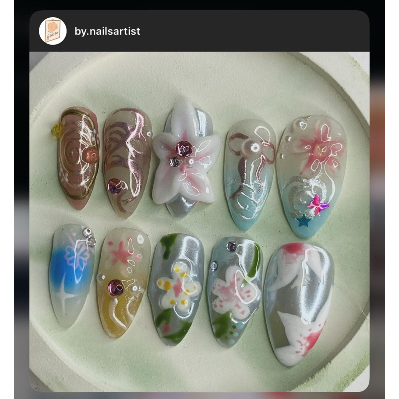 PRESS ON NAILS AESPA BETTER THINGS