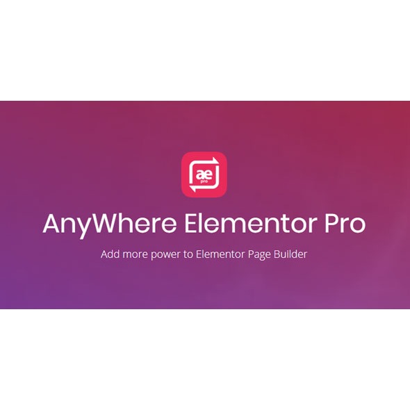 Anywhere Elementor Pro