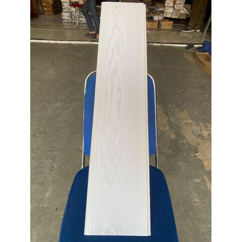 Plafon pvc serat kayu putih doff 1711DF