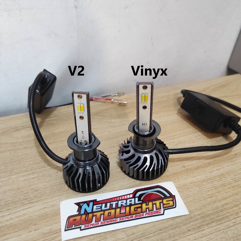 LED H1 3 WARNA Untuk Projector Projie HID MH1 Tanpa Ballast AES Vahid & Lampu Mobil