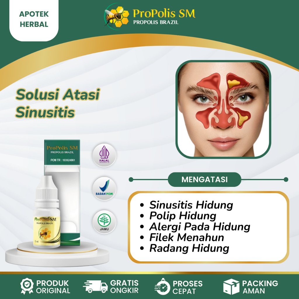 Obat Sinusitis Pilek Menahun, Sinusitis Flu Alergi Hidung, Radang Sinus Akut, Sinusitis Kronis