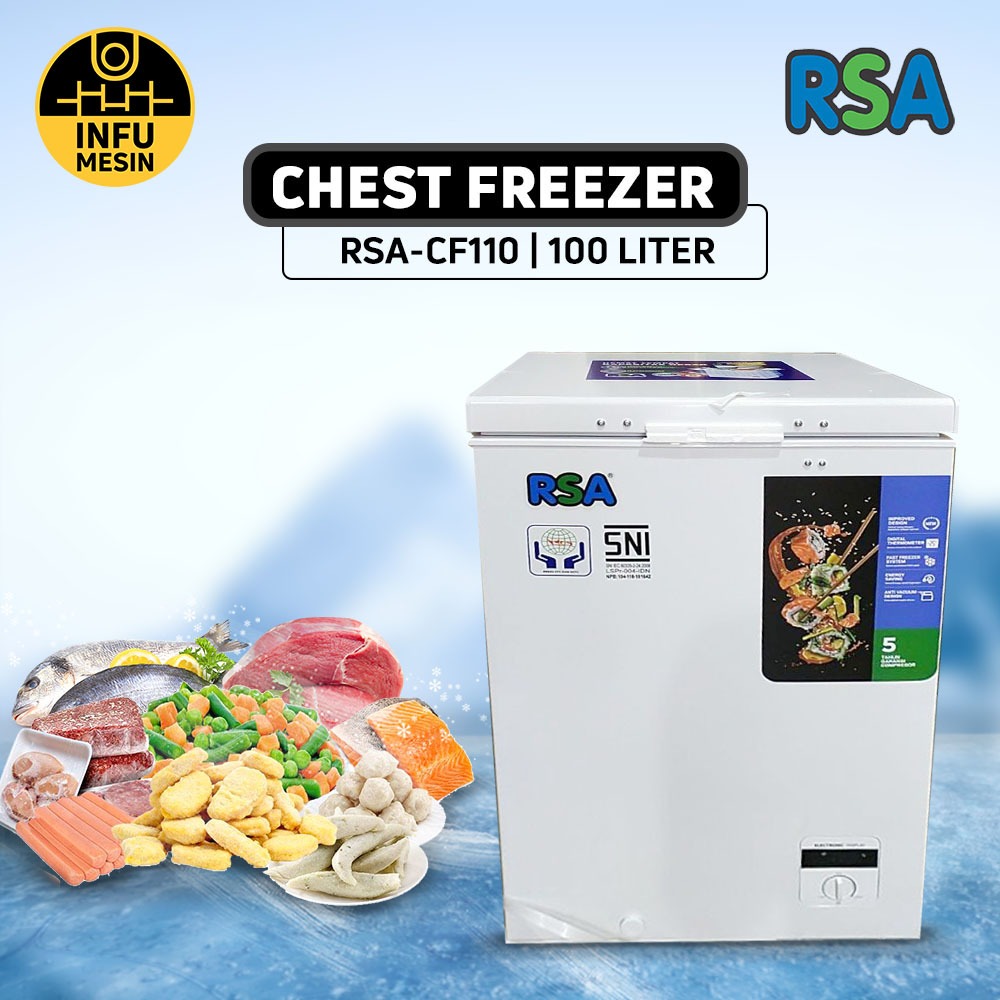 CHEST FREEZER 100 LITER RSA CF 110