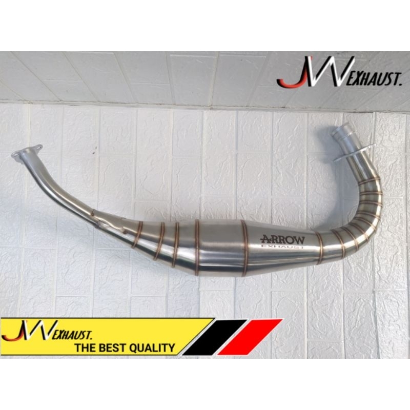 tabung knalpot rxking rxspecial Yamaha yt115 Arrow stenlis