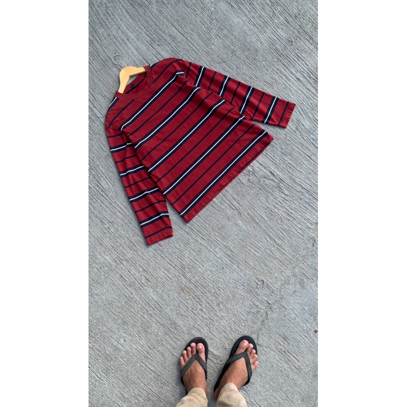 LONGSLEEVE UNIQLO STRIPE