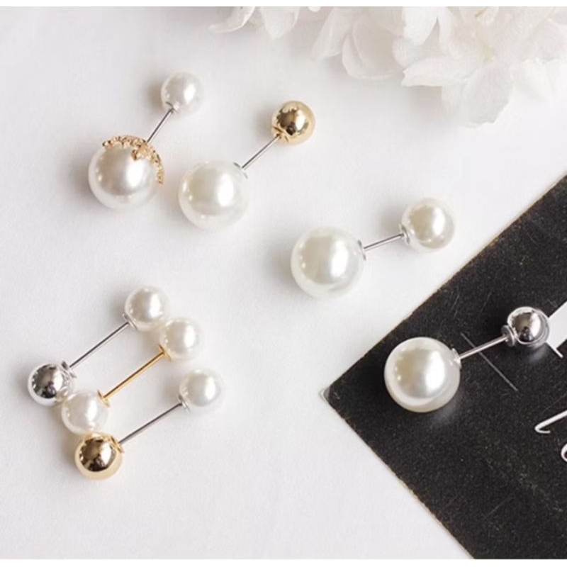 BROS TUSUK MUTIARA PUTIH CANTIK SIMPLE BROS PIN TUSPIN JILBAB