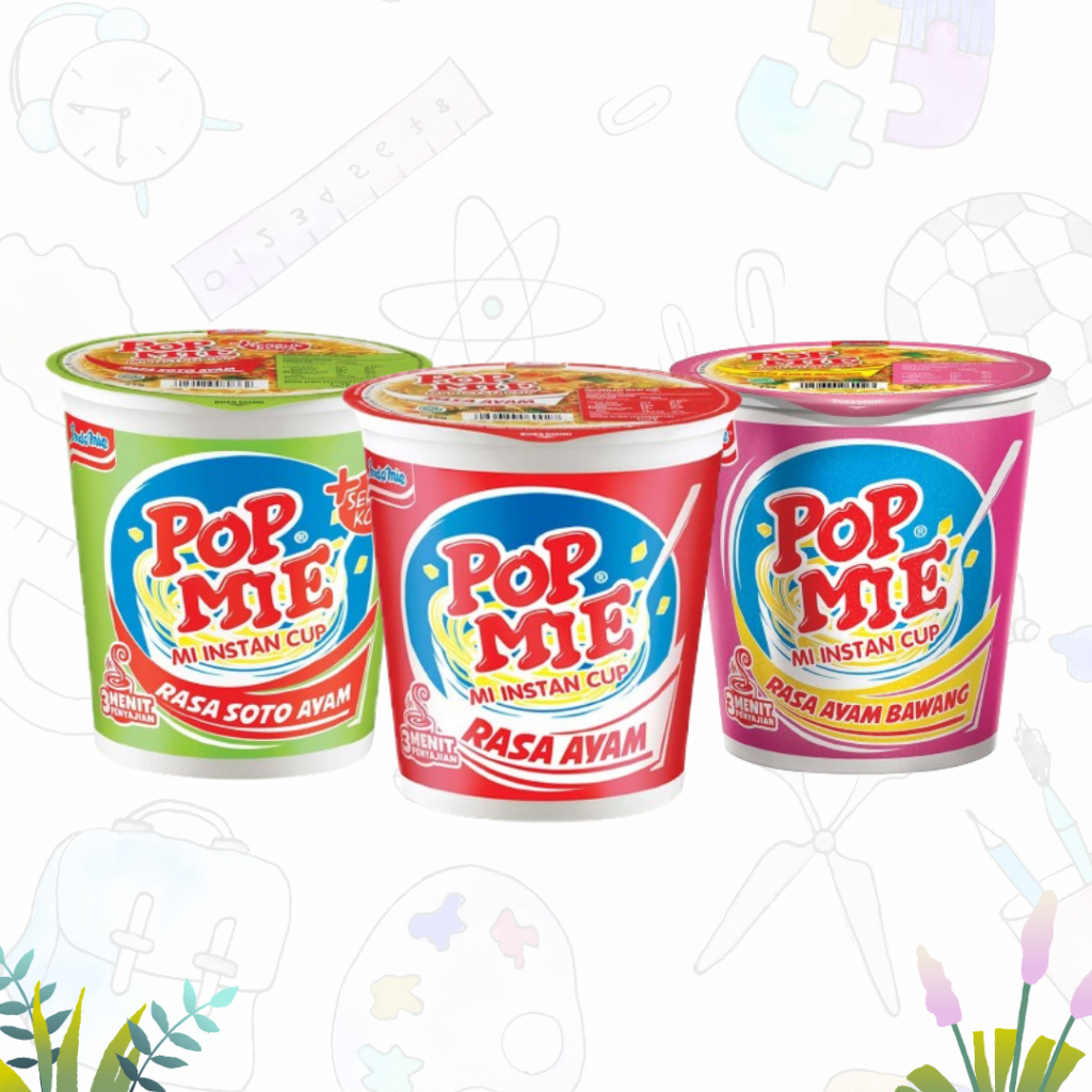 

POP MIE KUAH SOTO AYAM / RASA AYAM / RASA AYAM BAWANG 75gr (pcs)