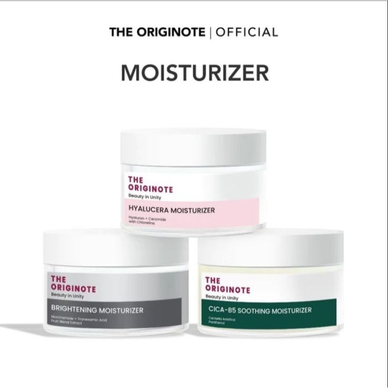 The Originote Moisturizer | Skin Barrier | Brightening | Acne prone skin