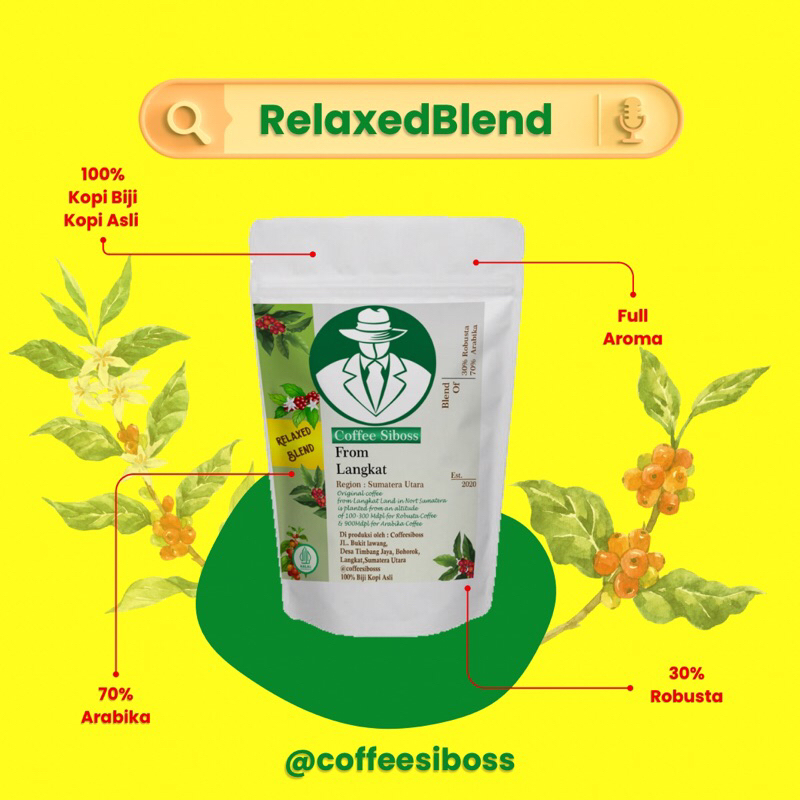 

Relaxed Blend coffee siboss