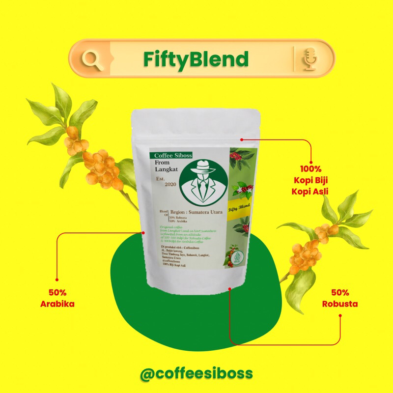 

Fifty Blend Coffee Siboss