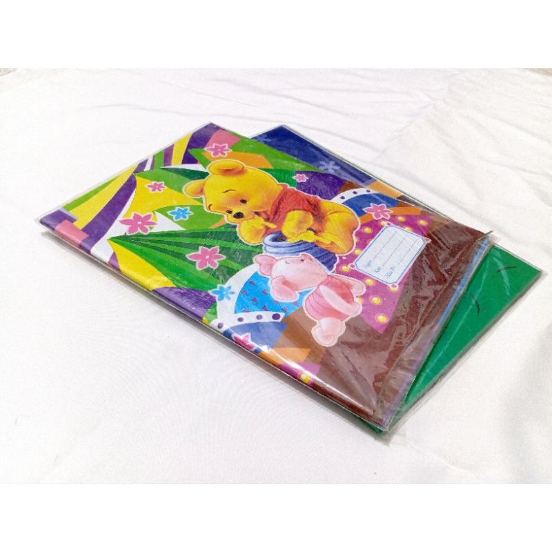 

(20 Lembar) Sampul Buku Tulis Karakter Gambar Lucu Fancy Samak Buku Ukuran Kwarto