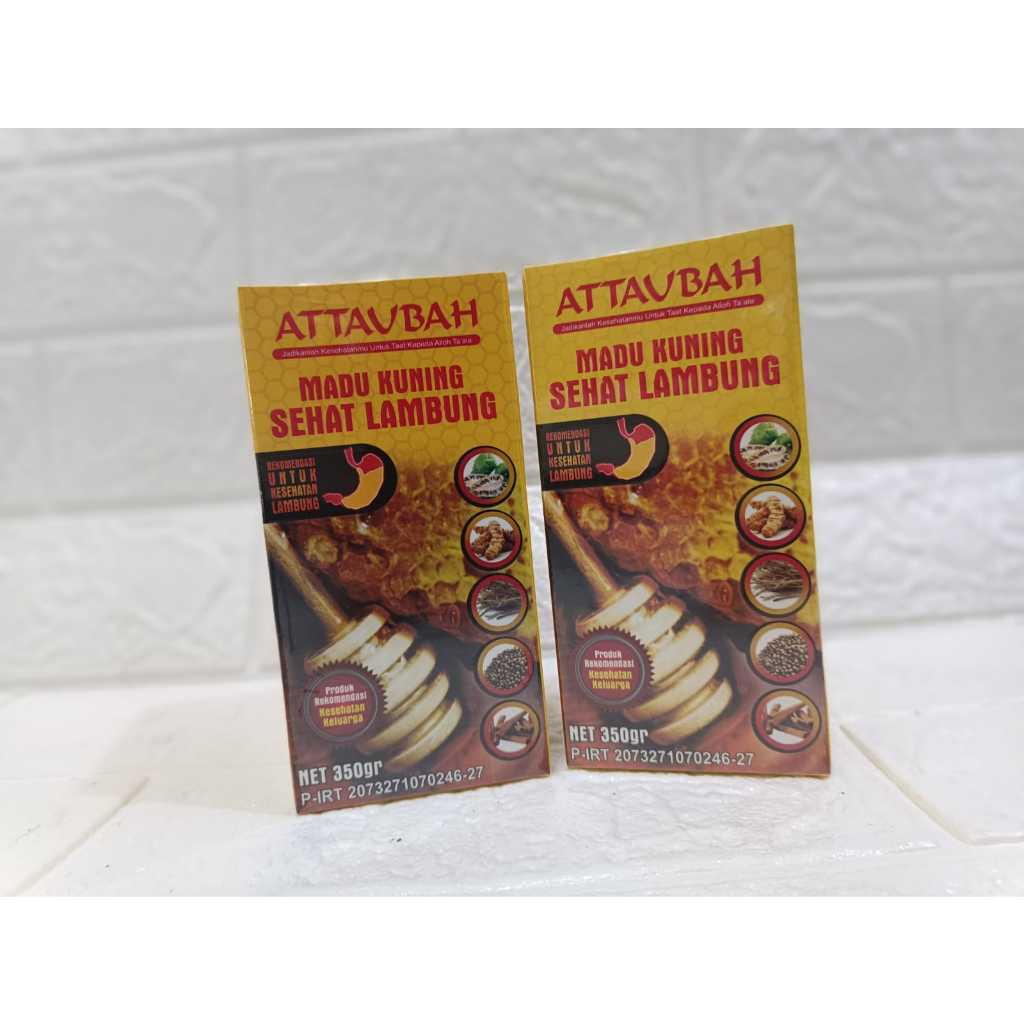 

ATTAUBAH - Madu Kuning Sehat Lambung 350gram Atasi Asam Lambung