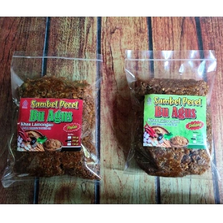 

BUMBU PECEL BU AGUS SAMBEL KACANG TRADISIONAL KHAS LAMONGAN 250GRAM