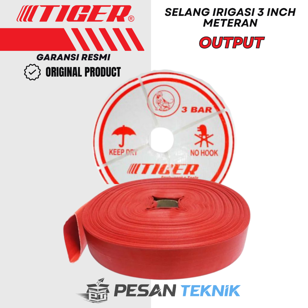 Selang irigasi selang air pvc selang output sunny hose 3 inch
