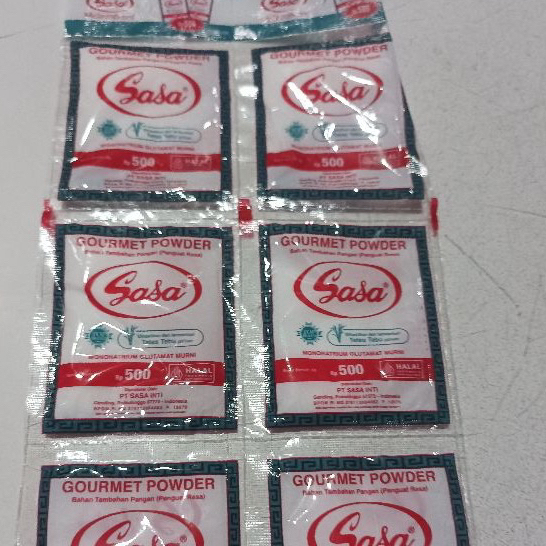 

2 RENCENG TERMURAH MICIN CAP SASA ISI 1 RANCENG 6 SACHET