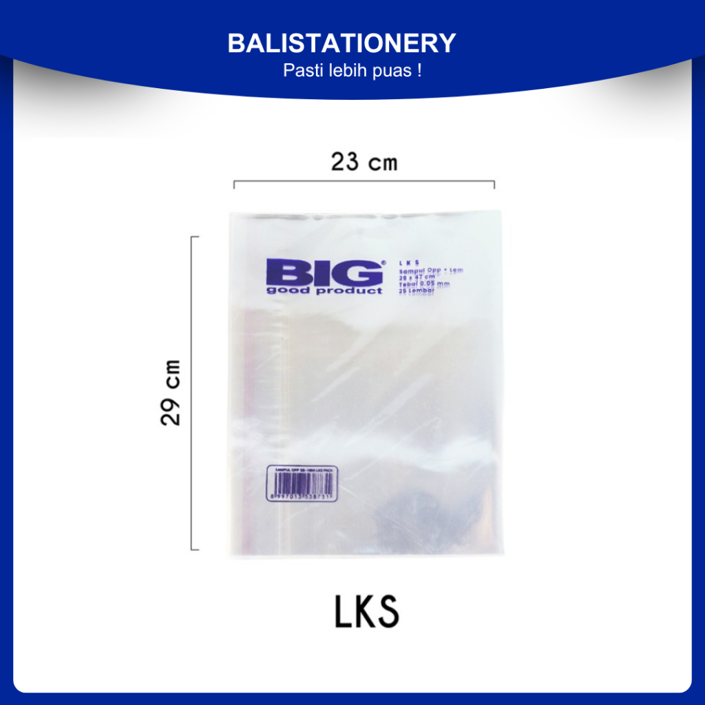 

Sampul Buku LKS BIG OPP Lem Sealing SB-1004