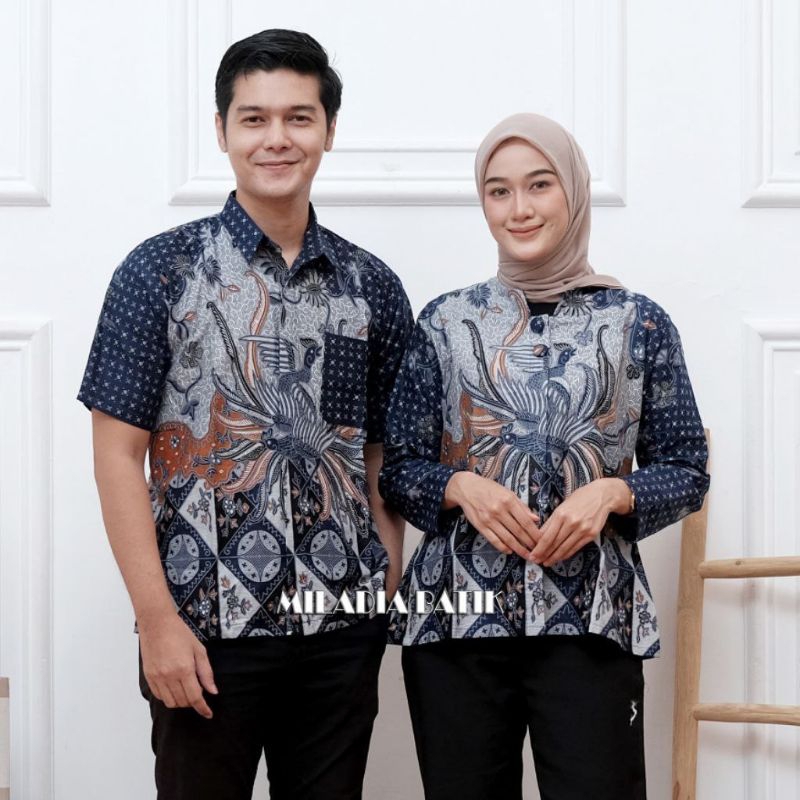 BAJU COUPEL BATIK SARIMBIT PASANGAN KAPELAN SERAGAM BATIK