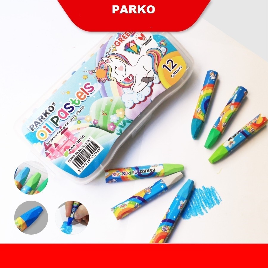 

Crayon/ Krayon Minyak/ Oil Pastel Parko 12 Warna