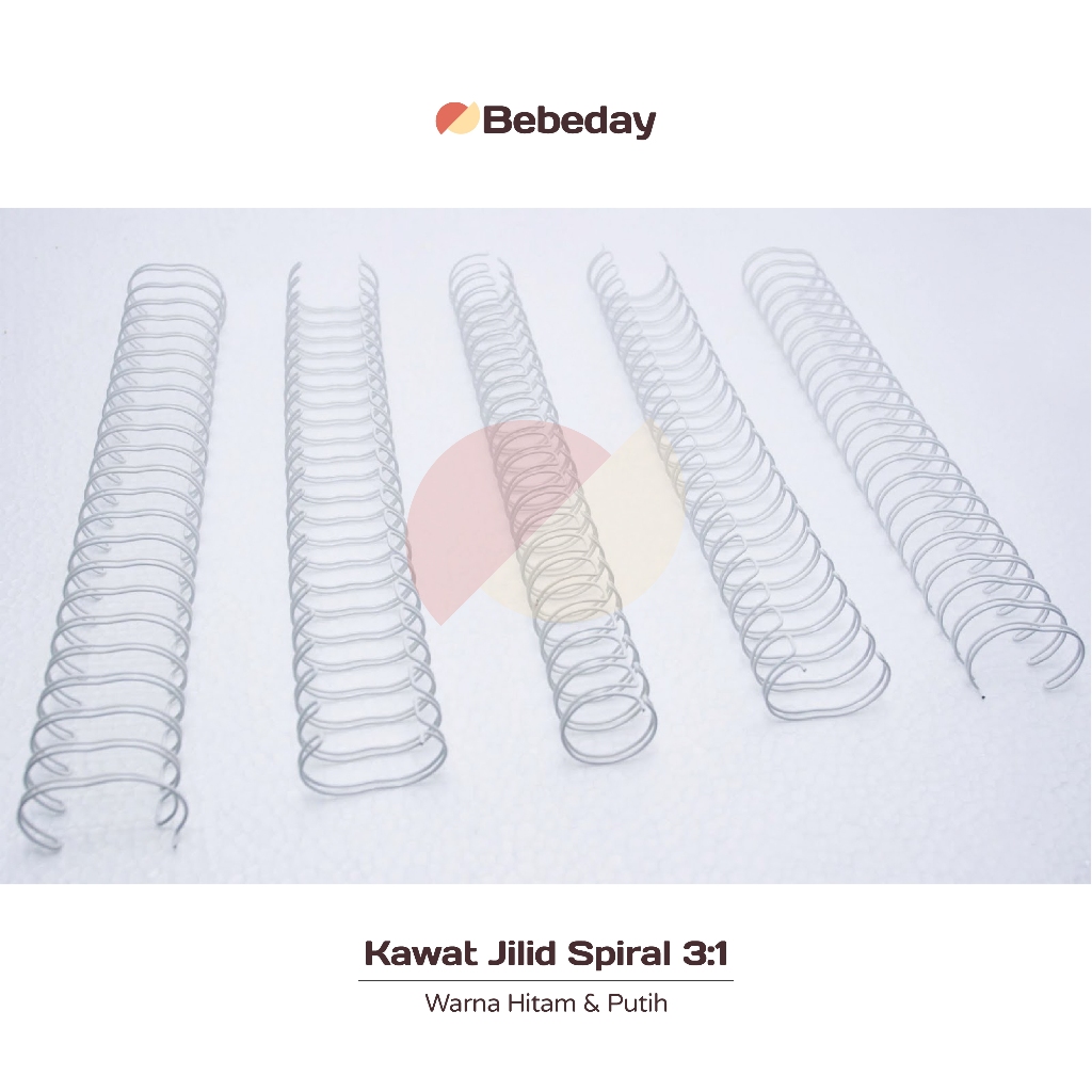 

Spiral Kawat - Ring Kawat Jilid Spiral 3:1 F4 38 Lubang