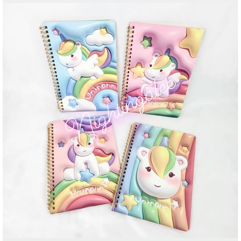 

NOTES BOOK SPIRAL A5 KARAKTER UNICORN