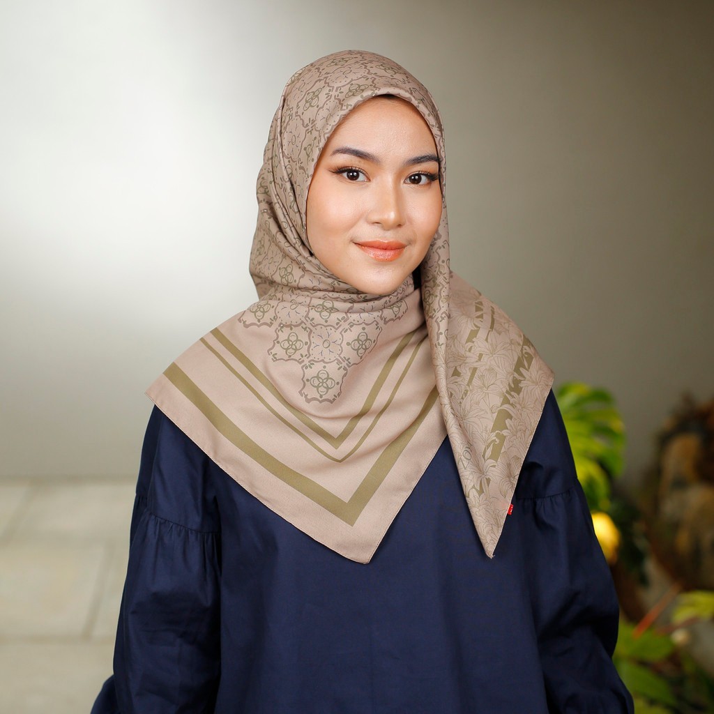 ZOYA HIJAB MOTIF MAZIRA SCRAFT || HIJAB MOTIF VOAL SEGI EMPAT TERBARU