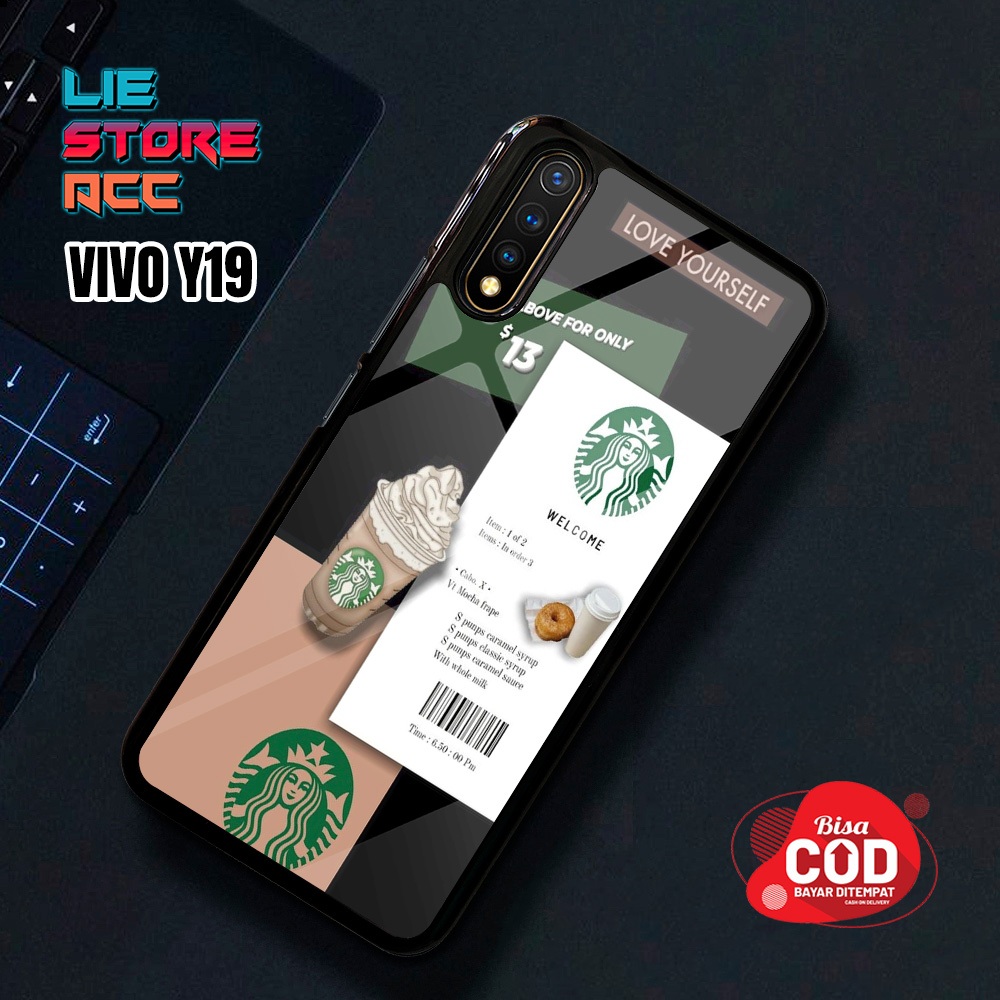 liestore_acc Case - Case Vivo Y19 Terbaru - 17 - Fashion Case starbucks minuman Casing Hp Case Murah