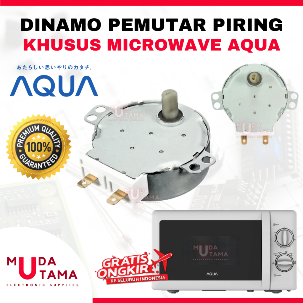 DINAMO PEMUTAR PIRING MICROWAVE AQUA | PUTARAN PIRING MICROWAVE AQUA | MOTOR PEMUTAR PIRING AQUA | D