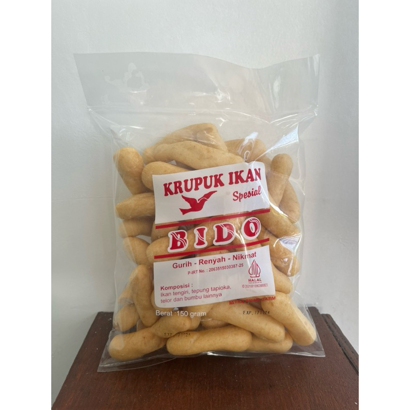 

KERUPUK IKAN TENGIRI BIDO 150gr