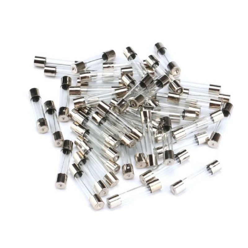 Fuse Kaca Sikring Kaca Sikring Tabung 0.5A-30A