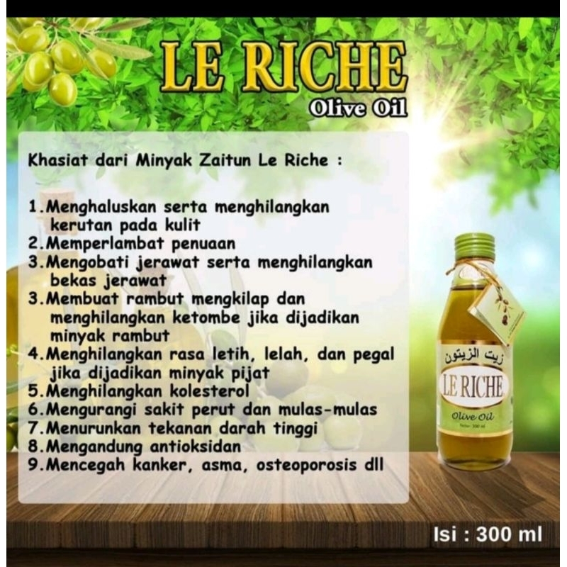 

minyak zaitun/ le richie