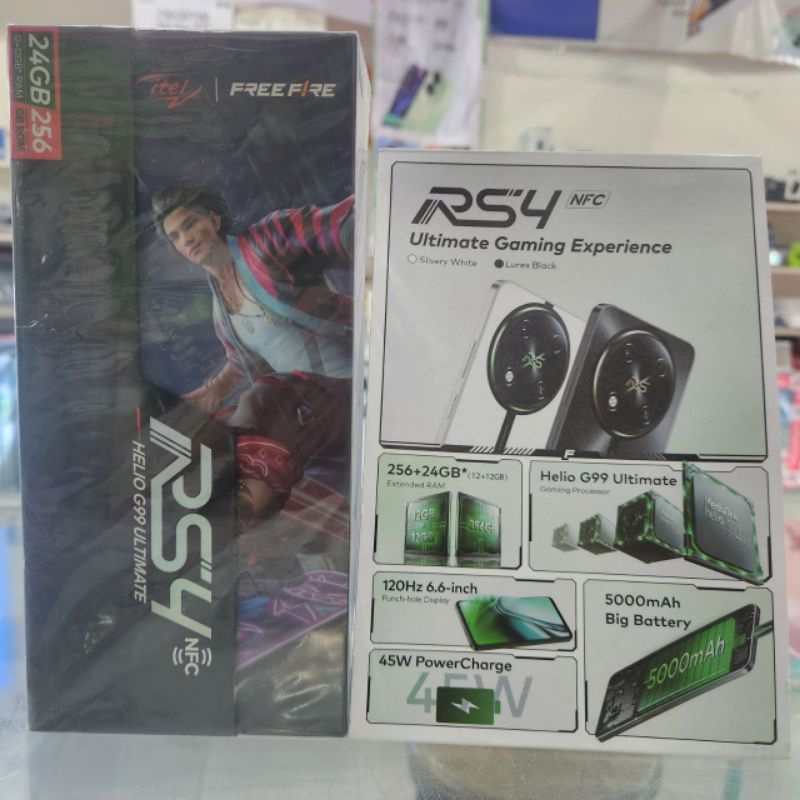 NEW ITEL R54 NFC RAM 12+12GB ROM 256GB